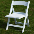 PP Resin Wedding Folding Chair White Padded Resin Folding Chair